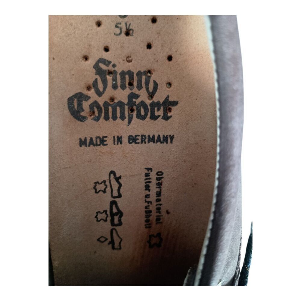 Finn Comfort Shoes Brown Leather Lace up Low Top Women's 7.5 C Made in Germany - Picture 5 of 10